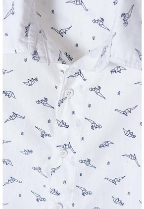 Camisa Mic Blanca Manga Larga Para Niño 8