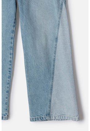 Jean De Mic Denim Bota Amplia Azul Para Niña 12