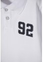 Camiseta Tipo Polo Mic Blanco Para Niño 12 de MARCA MIC