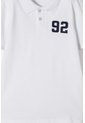 Camiseta Tipo Polo Mic Blanco Para Niño 12 de MARCA MIC