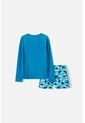 Conjunto  De Baño Mic  Manga Larga Azul Para Niño 8 de MARCA MIC