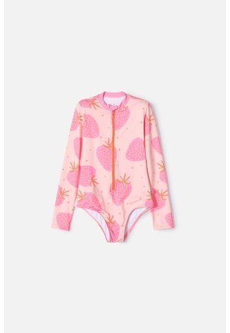 Vestido De Baño De Mic Manga Larga Multicolor Para Niña 14 MARCA MIC