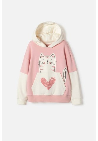 Buzo De Mic Con Capucha Rosado Para Niña 10 MARCA MIC