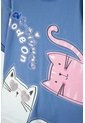 Camiseta De Mic Manga Corta Azul Para Niña 12 de MARCA MIC