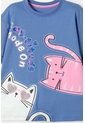 Camiseta De Mic Manga Corta Azul Para Niña 12 de MARCA MIC