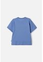 Camiseta De Mic Manga Corta Azul Para Niña 12 de MARCA MIC