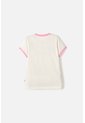 Camiseta De Mic Manga Corta Marfil Para Niña 8 de MARCA MIC