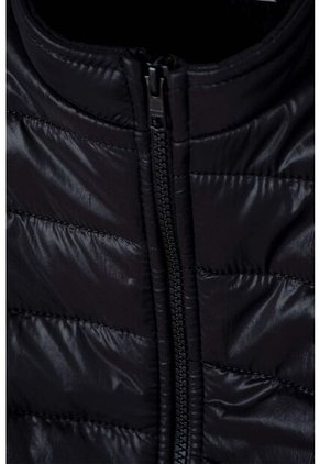 Chaleco De Mic Con Cierre Frontal Negro Para Niño 8