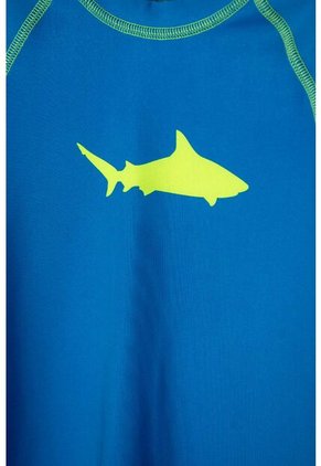 Camiseta De Baño Mic Azul Para Niño 4