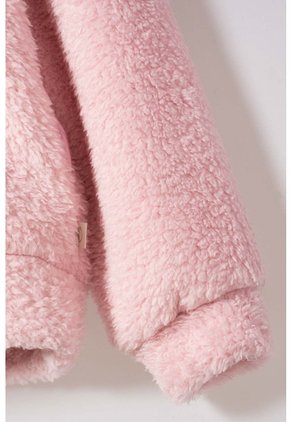 Buzo De Mic Con Capucha Rosa Para Niña 10