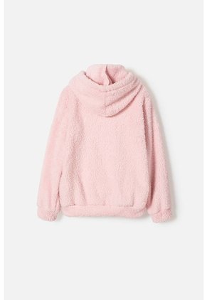 Buzo De Mic Con Capucha Rosa Para Niña 10