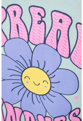 Camiseta De Mic Manga Larga Verde Para Niña 10