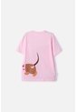 Camiseta De Mic Manga Corta Rosado Para Niña 10 de MARCA MIC