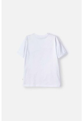 Camiseta De Mic Manga Corta Blanco Para Niña 12