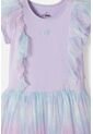 Vestido De Mic Con Falda En Tull Morado Para Niña 8 de MARCA MIC