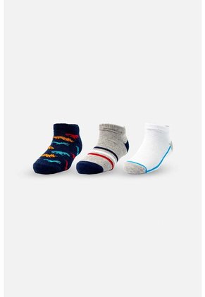 Medias X3 De Mic Multicolor Para Niño 8-10