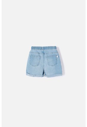 Short De Mic Con Cordón Azul Para Niña 8