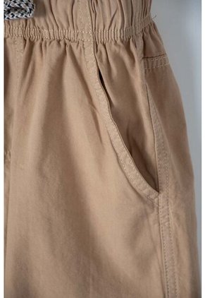 Bermuda De Mic Con Cordón Caqui Para Niño 8