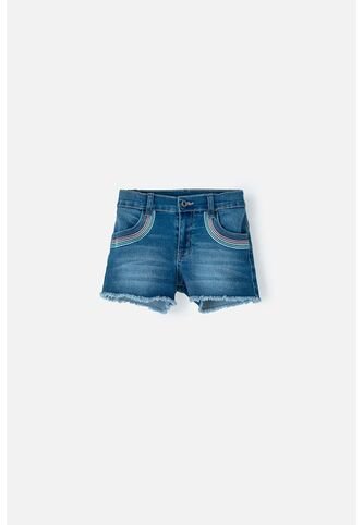 Short De Mic Indigo Medio Para Niña 10 MARCA MIC