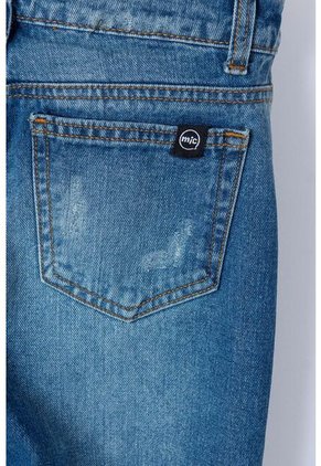 Jean De  Mic Indigo Medio Para Niña 12