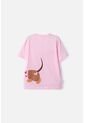 Camiseta De Mic Manga Corta Rosado Para Niña 12 de MARCA MIC