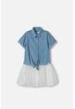 Vestido De Mic Con Falda En Tull Multicolor Para Niña 6 de MARCA MIC
