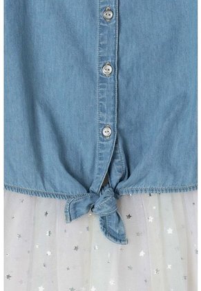 Vestido De Mic Con Falda En Tull Multicolor Para Niña 6