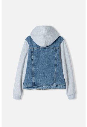 Chaqueta De Mic Con Capucha Tono Medio Para Niño 10
