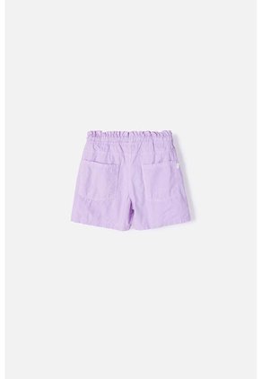 Short De Mic Con Cordón Morado Para Niña 8