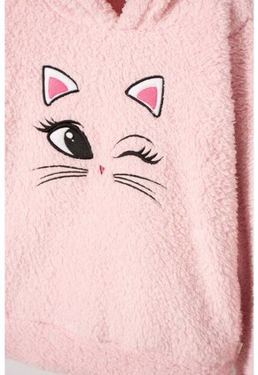 Buzo De Mic Con Capucha Rosa Para Niña 4