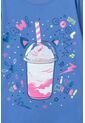 Camiseta Mic Azul Hortensia Manga Corta Para Niña 12 de MARCA MIC