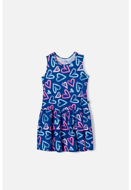 Vestido De Mic Manga Sisa Multicolor Para Niña 6