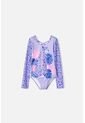Vestido De Baño Mic Morado Con Estampado Animal Print Para Niña 8 de MARCA MIC