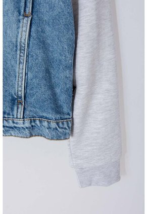 Chaqueta De Mic Con Capucha Tono Medio Para Niño 12