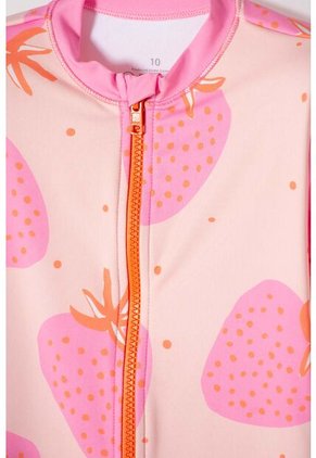 Vestido De Baño De Mic Manga Larga Multicolor Para Niña 14