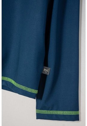 Camiseta De Baño Mic Azul Oscura Manga Larga Para Niño 4