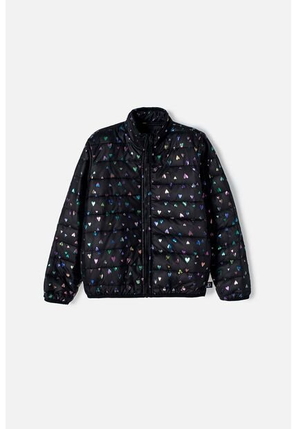 Chaqueta De Mic Con Cierre Negro Para Niña 4