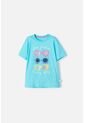 Camiseta Mic Azul Manga Corta Para Niña 12 de MARCA MIC