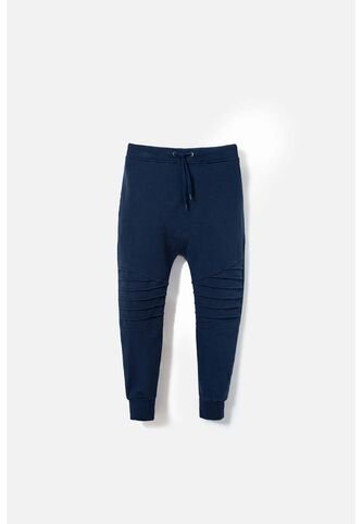 Jogger Mic Ajustable En Cintura Azul Oscuro Para Niño 6 MARCA MIC