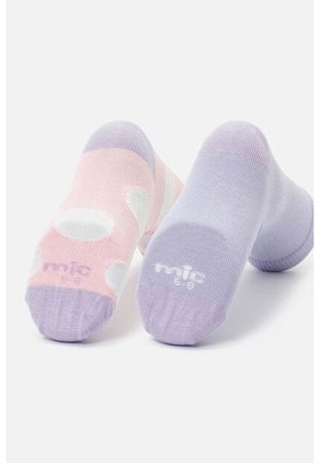 Medias X2 De Mic Multicolor Para Niña 8-10