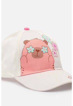 Gorra De Mic Capybara Blanco Para Niña U