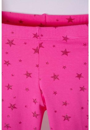 Leggins De Mic Con Estrellas Fucsia Para Niña 4