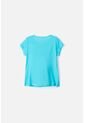 Camiseta De Mic Manga Corta Azul Para Niña 4 de MARCA MIC