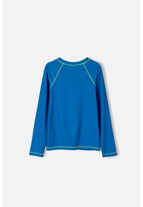 Camiseta De Baño Mic Azul Para Niño 4