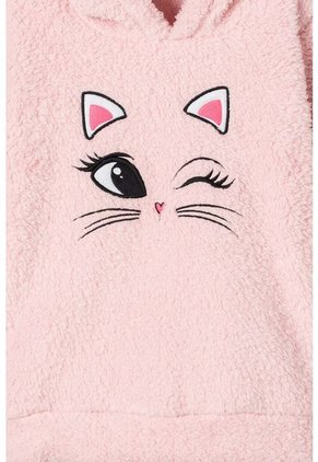 Buzo De Mic Con Capucha Rosa Para Niña 8