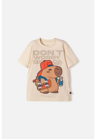 Camiseta De Mic Manga Corta Almendra Para Niño 6 MARCA MIC