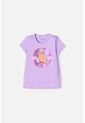 Camiseta De Capybara Manga Corta Violeta Para Niña 8 de MARCA MIC