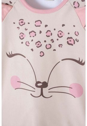 Pijama De Mic Con Pantalón Largo  Palo De Rosa Para Niña 8