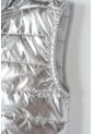 Chaleco Mic Color Plata Con Cierre Frontal Para Niña 10 de MARCA MIC