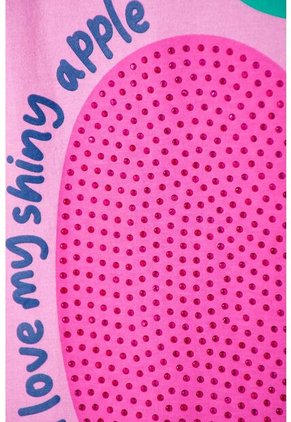 Camiseta De Mic Manga Corta Rosado Para Niña 8